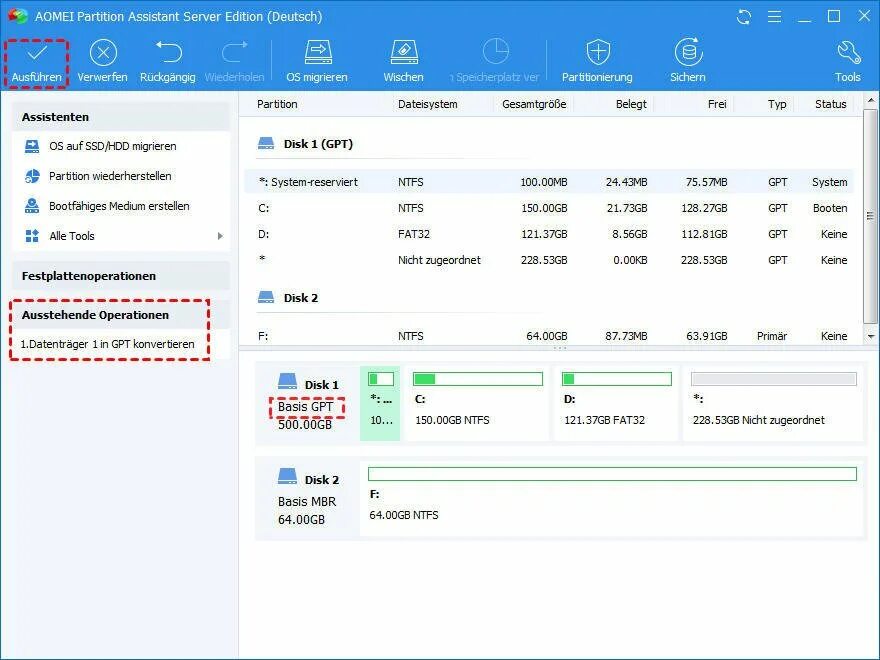 Gpt перестал работать. Gpt диск. mbr или gpt. gpt в mbr на ssd. aomei partition assistant.