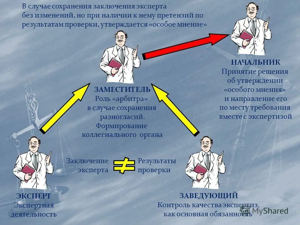 Роль судьи в процессе. Роль арбитра. Роль руководителя в принятии решений презентация. Медицинские экспертные системы. Работники судебно-экспертных учреждений картинка для презентации.