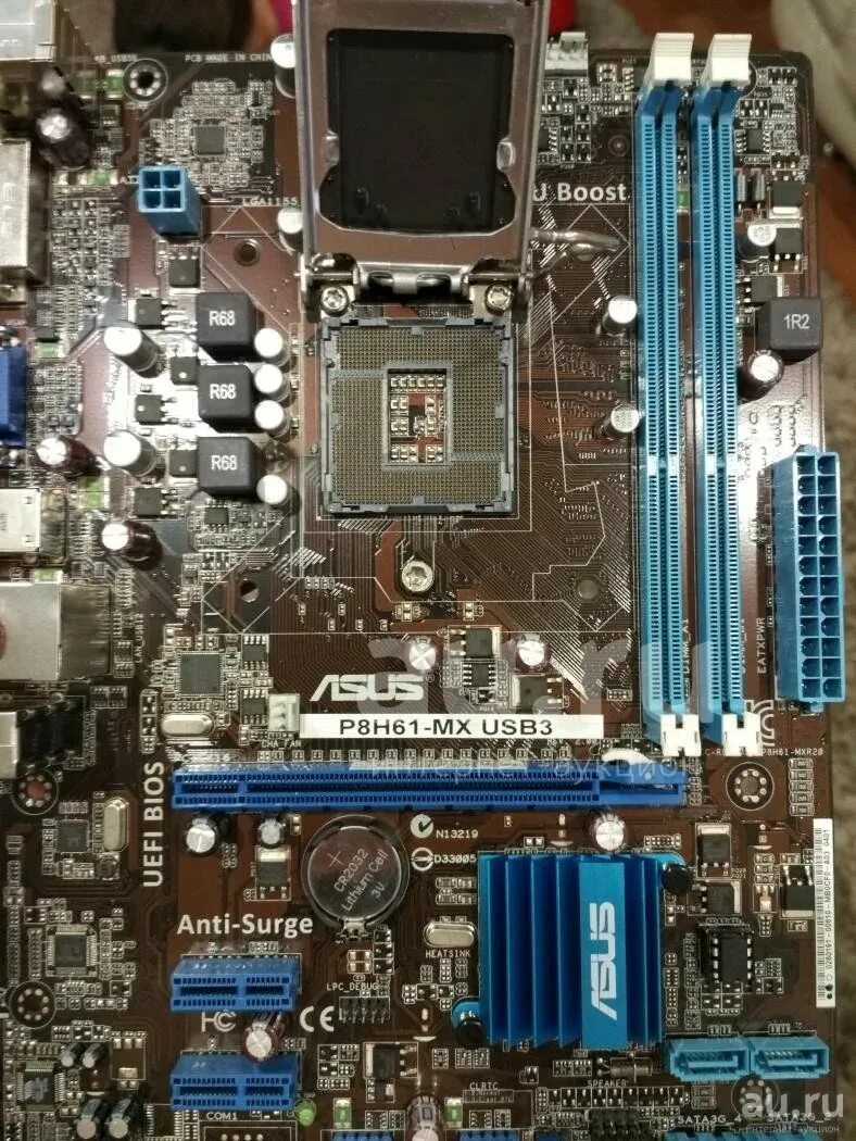 Плата asus p8h61 mx