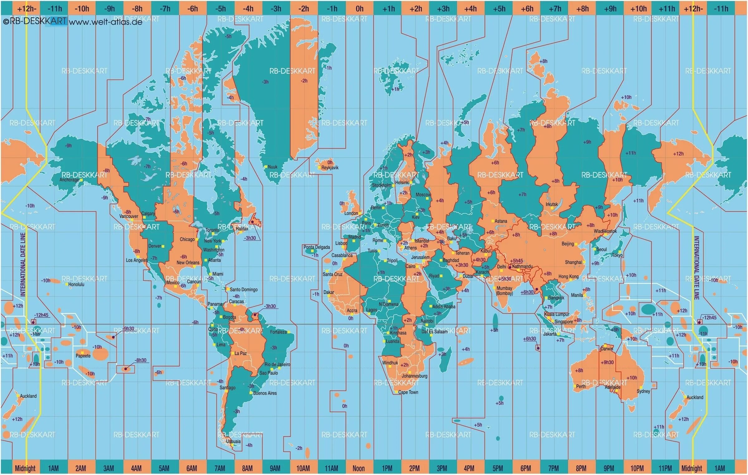 Region time. Карта часовых поясов Евразии. Часовые пояса планеты на карте.