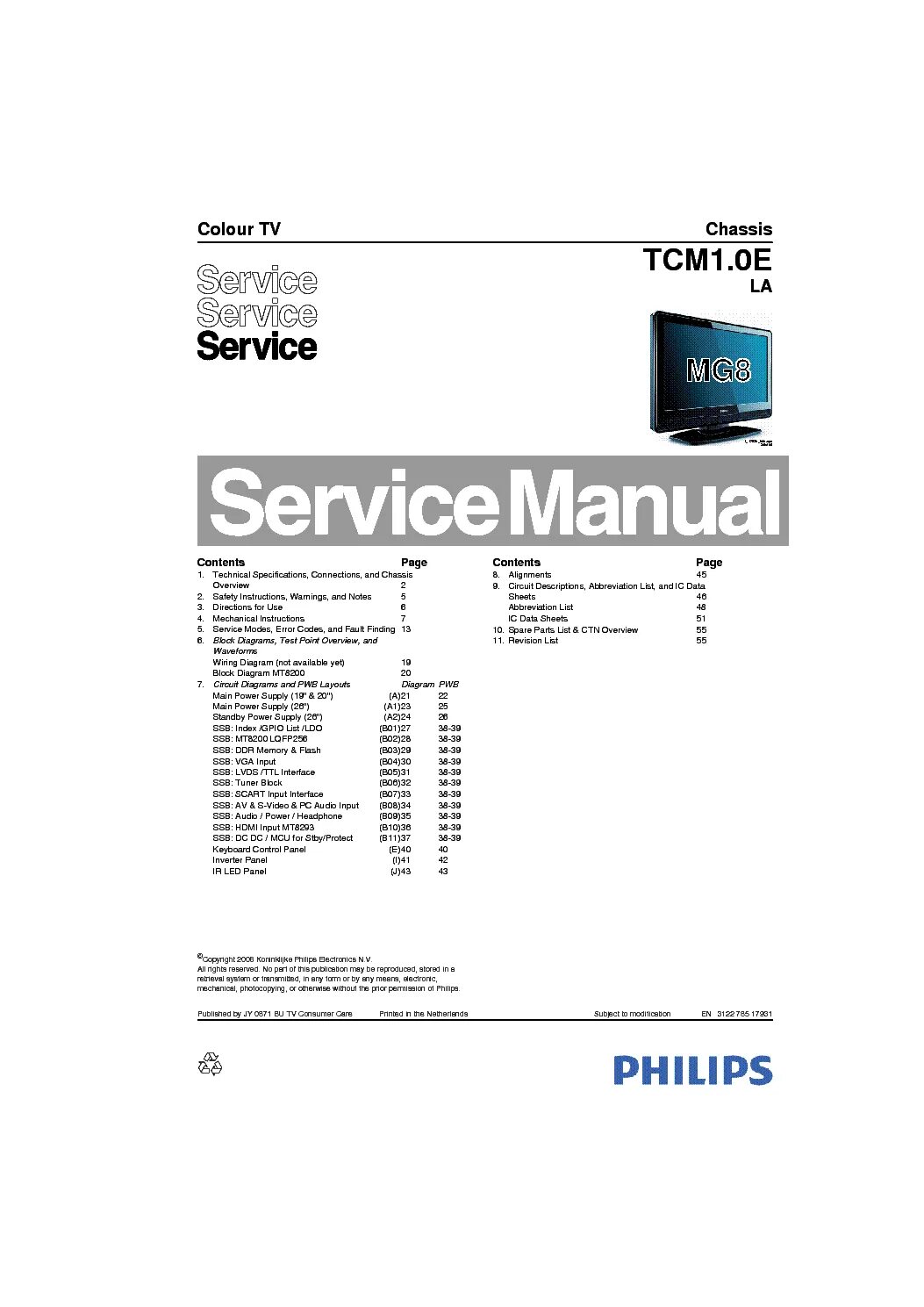 Philips 19pfl3403. Chassis-TCM 1.0E la. Service manual Philips shb9100. Шасси телевизоров Филипс.