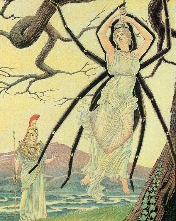 Ткачиха арахна и афина. Кто арахну заколдовал 5 букв. Легенда об арахне и афине. Легенда об арахне и афине. Кто арахну заколдовал 5 букв.