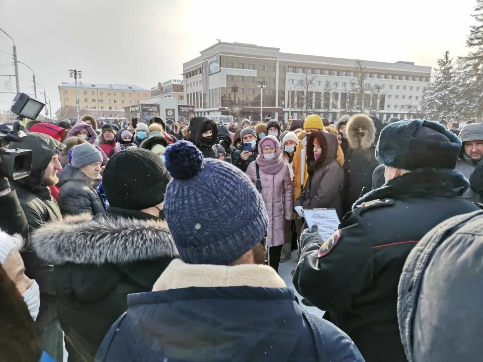 Митинг в барнауле