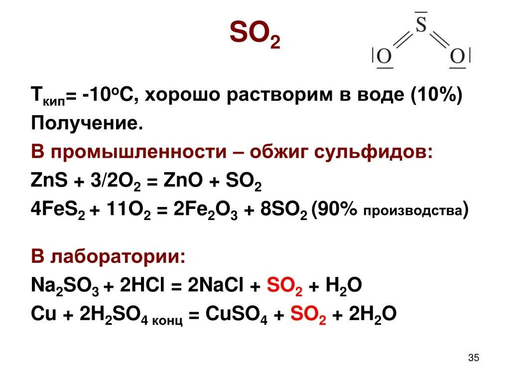 Получение so2. Как получить so2. Обжиг сульфидов. Как получить na2so3.