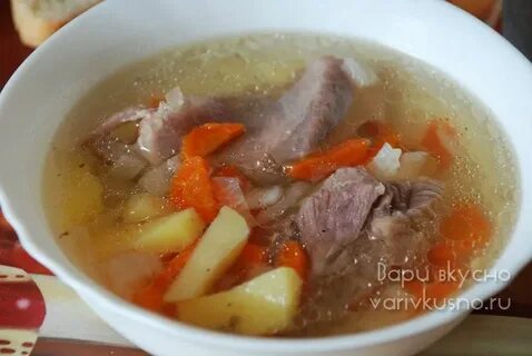 Суп из голени и картошки