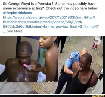 So George Floyd is a Pornstar? 