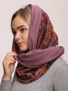 Снуд из трикотажа