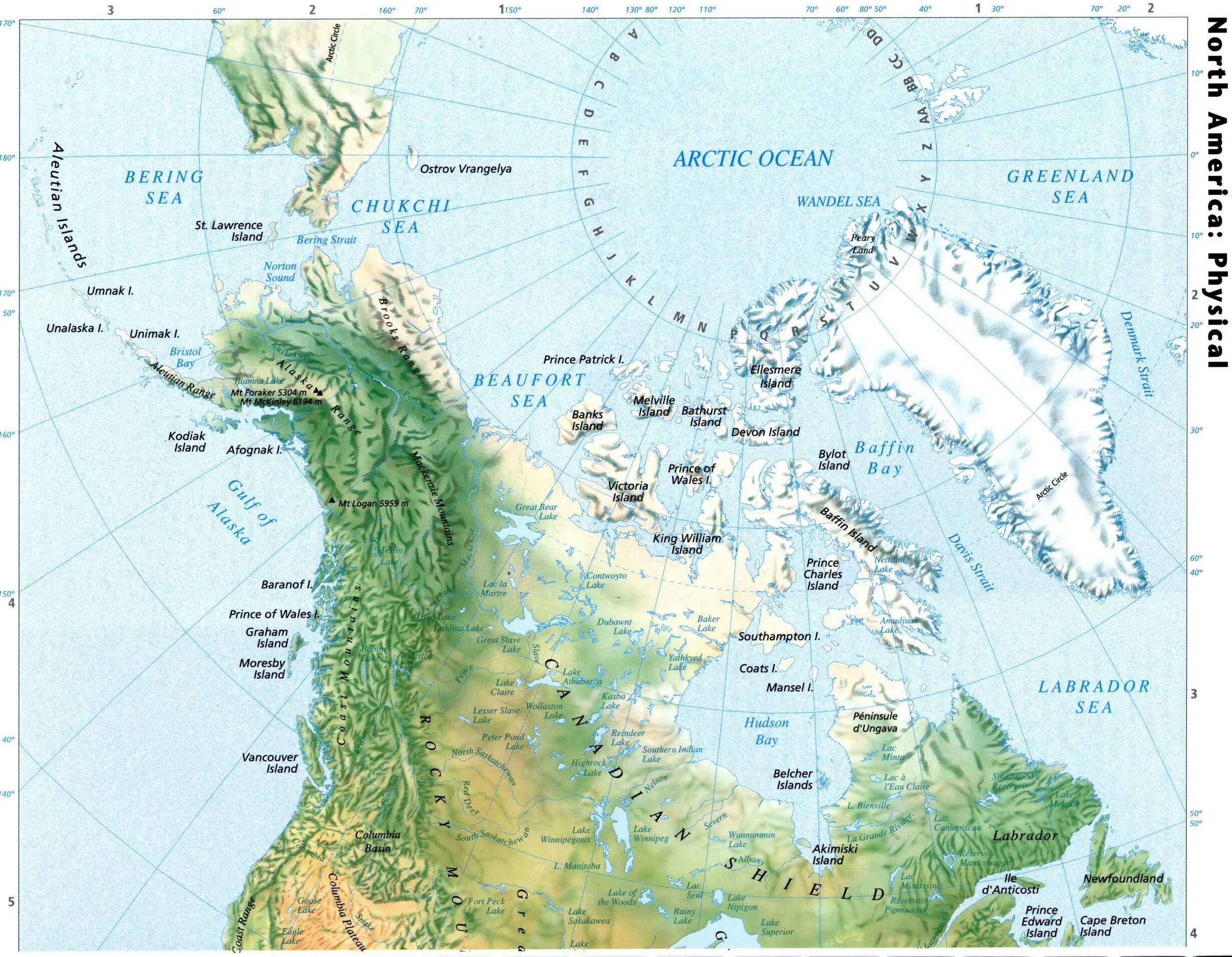 Северная Америка Map. Физическая карта Северной Америки. Физическая карта Америки. Подробная карта Северной Америки.