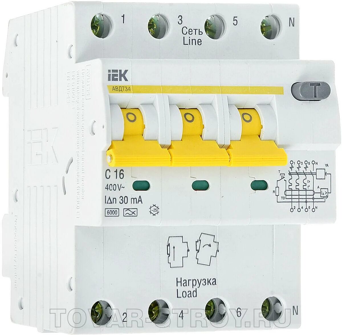 Дифавтомат отзывы. Диф автомат IEK 16а. Автоматический выключатель IEK c16. Дифференциальный автомат 16а 30ма IEK. Диф автомат IEK c16 авдт32.
