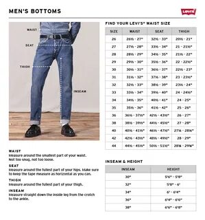 Джинсы levis размеры мужские