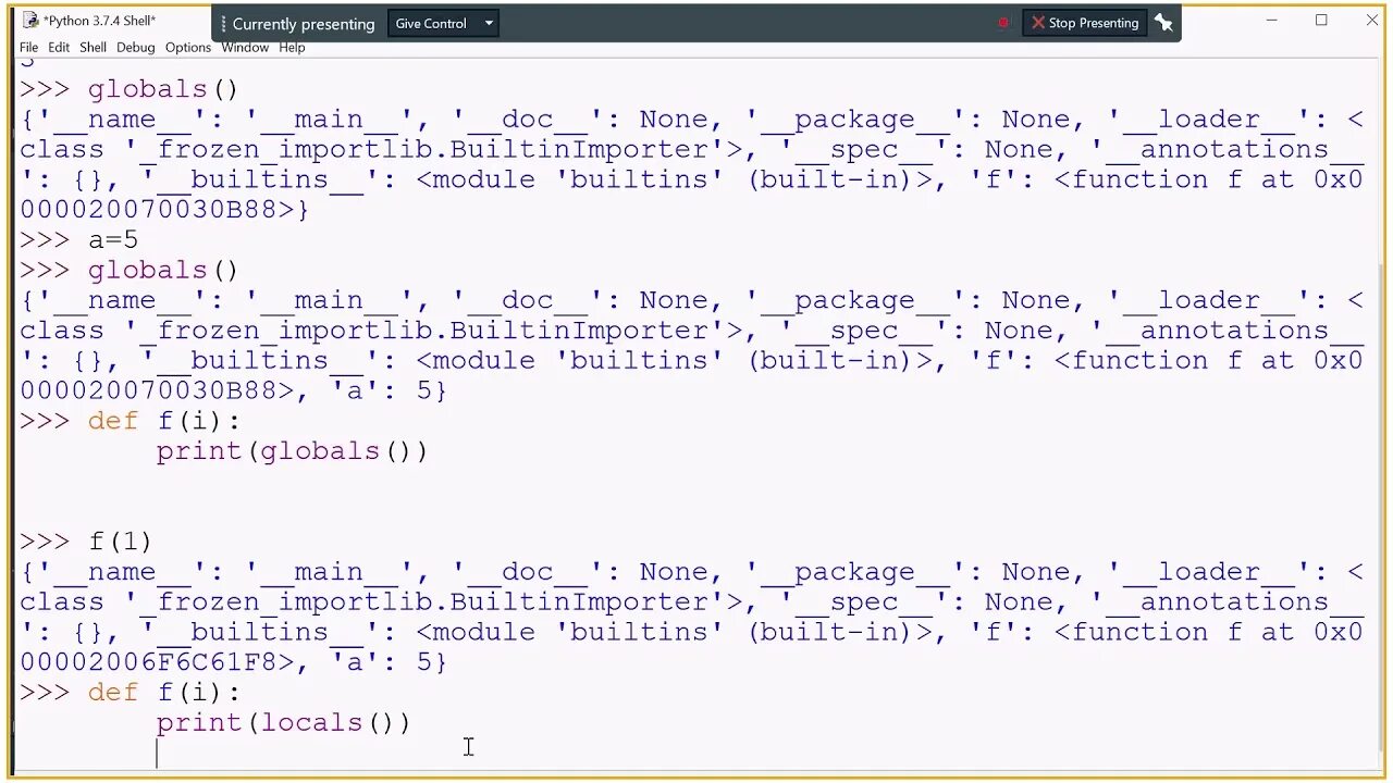 Python область видимости переменных. Питон лекция. схема областей видимости в питоне. примеры решения на питоне сферой и площадью.