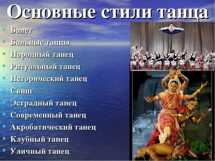 Виды танцев 2 класс музыка