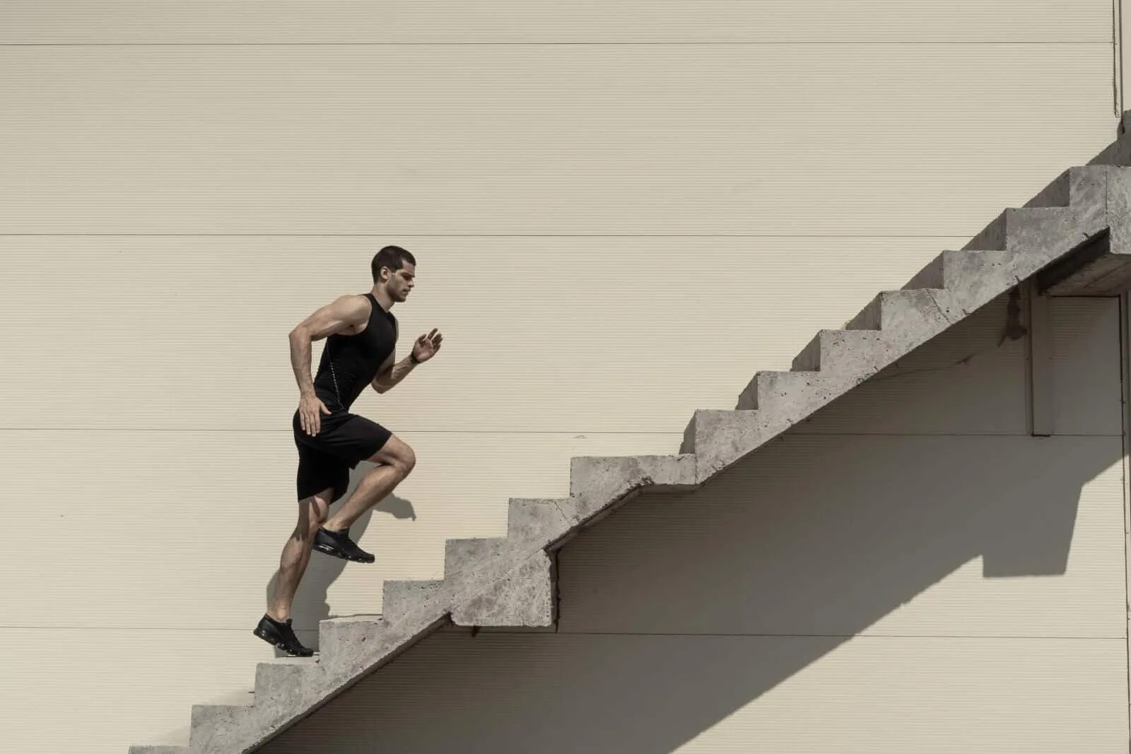 Climb the stairs