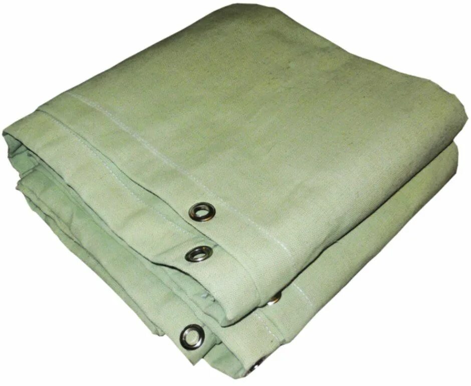 Тент брезентовый с люверсами. Полог брезент скпв. Тент 6ш120. 35м. Брезент коричневый.