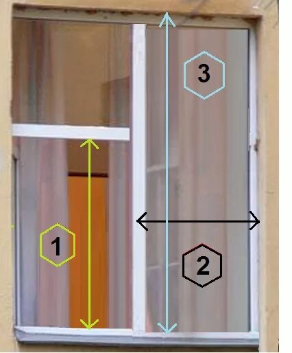 Замер окна для москитной сетки. Створка окна для замера сетки. Размеры москитных сеток на пластиковые окна. Замер створки для москитной сетки.