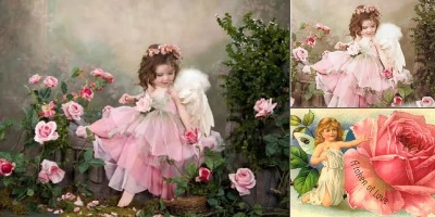 с днем ангела доченька картинки с розами