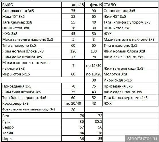 Программа на неделю гантели. Программа тренировок фулбоди 3 раза.