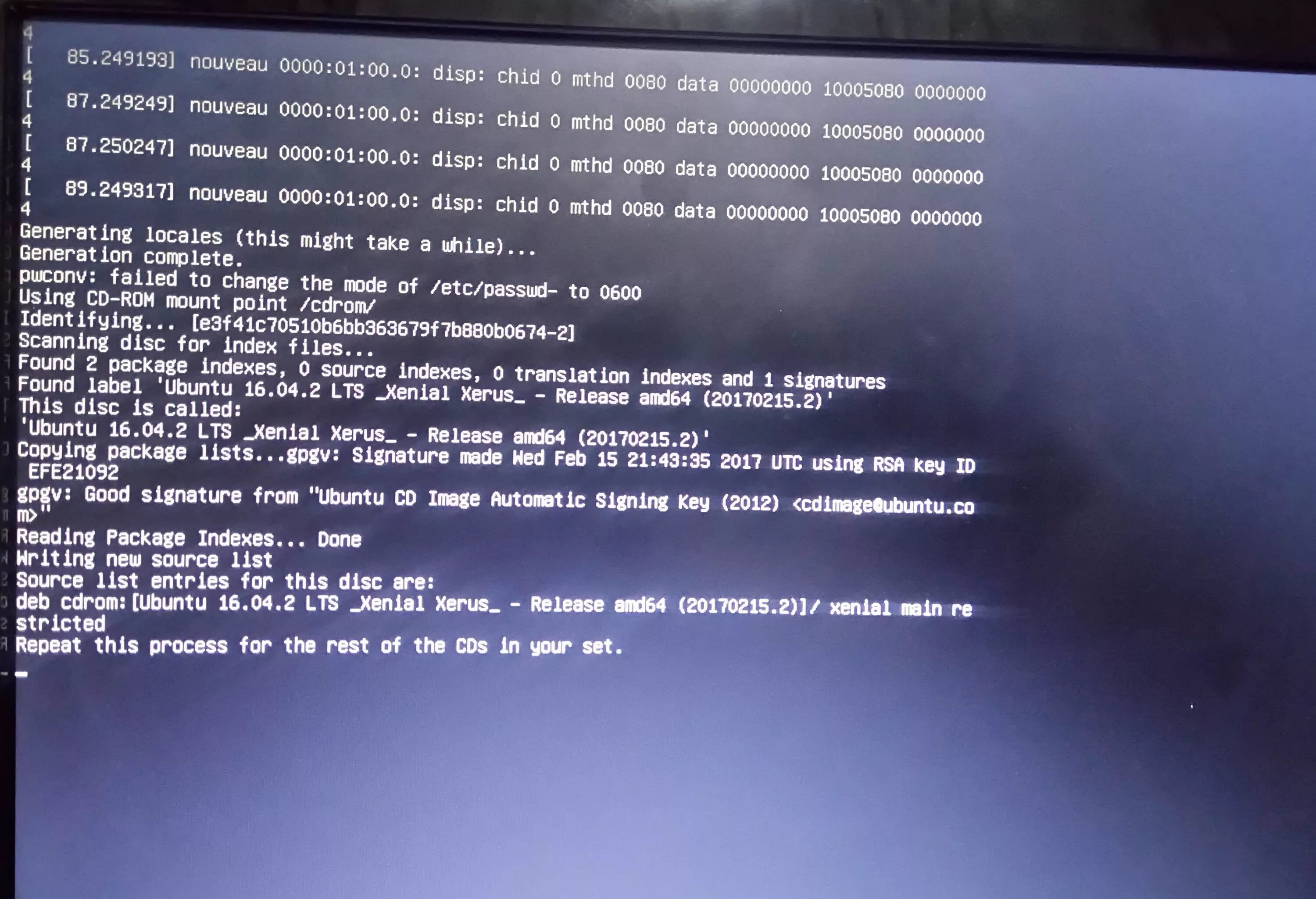 Make write error
