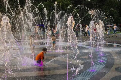 Открытие фонтанов в хабаровске