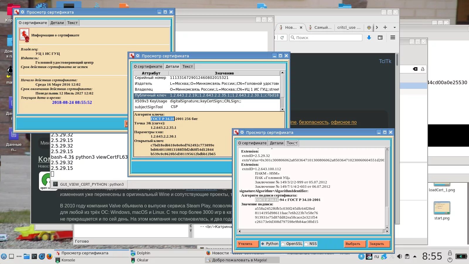 Корневые сертификаты linux. PYSIDE Интерфейс. Pyside6 примеры. Python pyside6 стилизовать окно приложения в Windows под Linux. ENC просмотр сертификата.