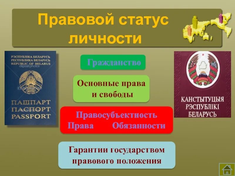 Правовое положение личности. Виды правового статуса. Структура правового статуса личности. Юридический статус виды.