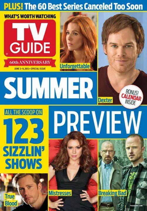 TV Guide. Best Series. Tv magazine