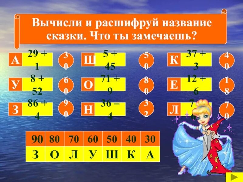 Вычисли и расшифруй имена трех. Вычисли и расшифруй название сказки. расшифруй название сказки. расшифруй название сказки 2 класс. расшифруй название сказки матем 3 кл.