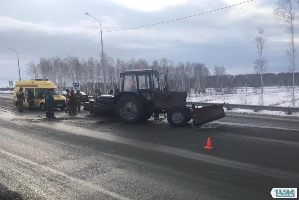 Авария с трактором уфа