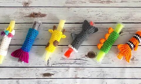 Pop Holders Pattern - Free Crochet Pattern - Quick and Easy Popsicle Cozy P...