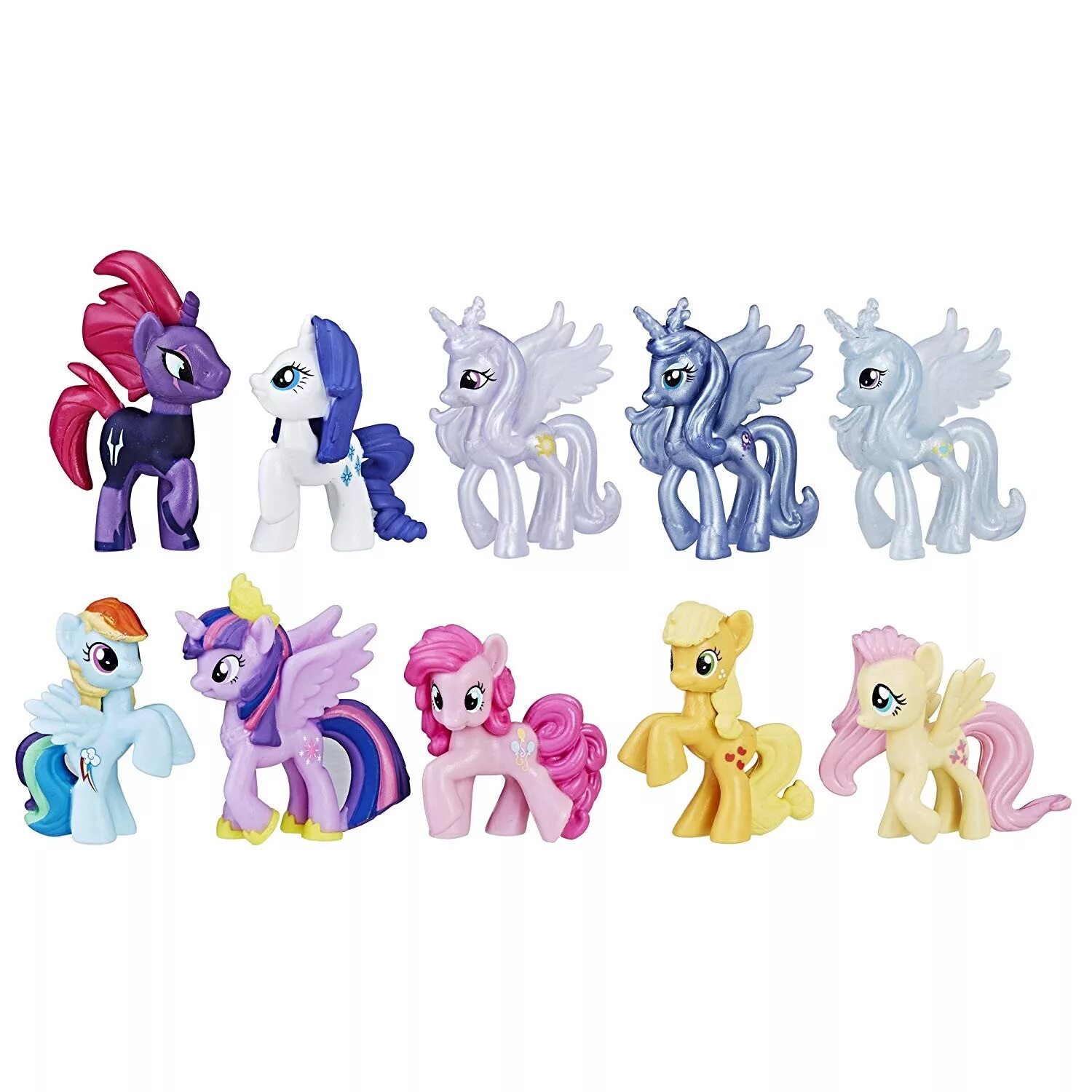 Набор май Литтл пони из 6 пони. My little Pony игрушки Hasbro 2 serie. My little Pony набор 10. My little Pony Королевская Гала коллекция.