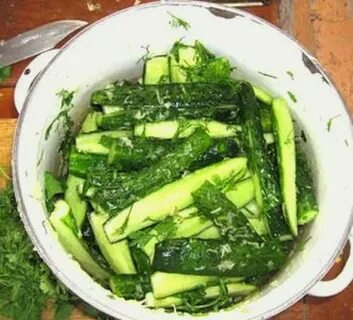 Рецепт огурцы с чесноком и укропом
