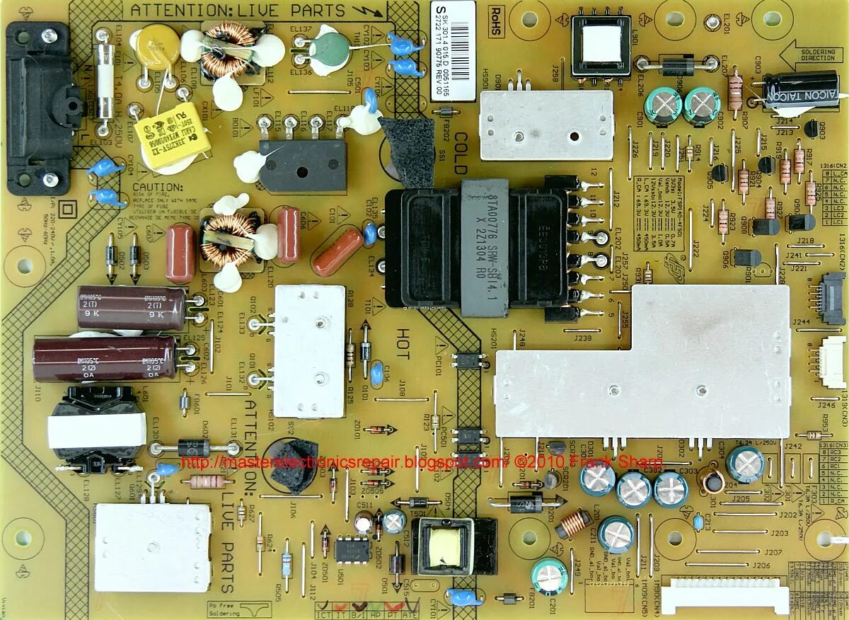 Philips не включается мигает 2 раза. Philips шасси qfu1.2e la. 42pfl7008. 55pfl8008s. блок питания филипс 40pfl8008s/60.