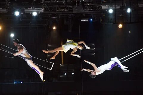 See trapeze artists