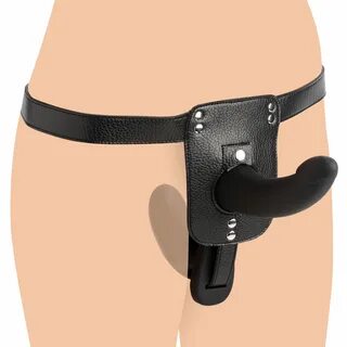 Double take 10x vibrating double penetration strap-on harness