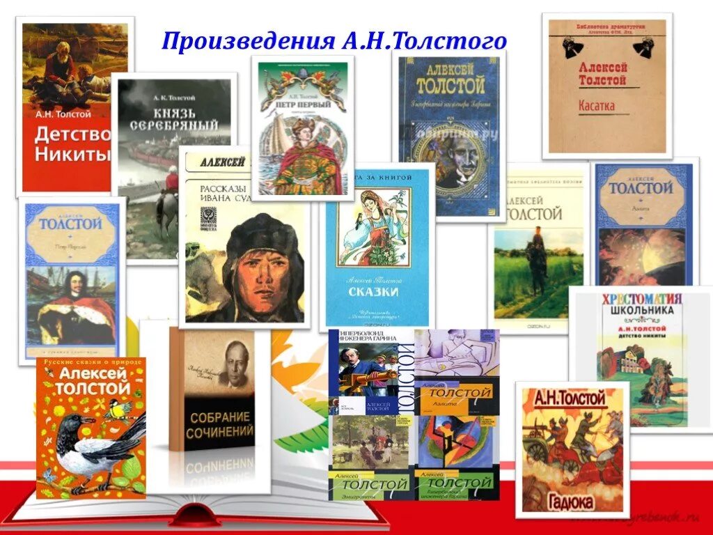А.Н. толстой и его книги. Толстой произведения для детей.
