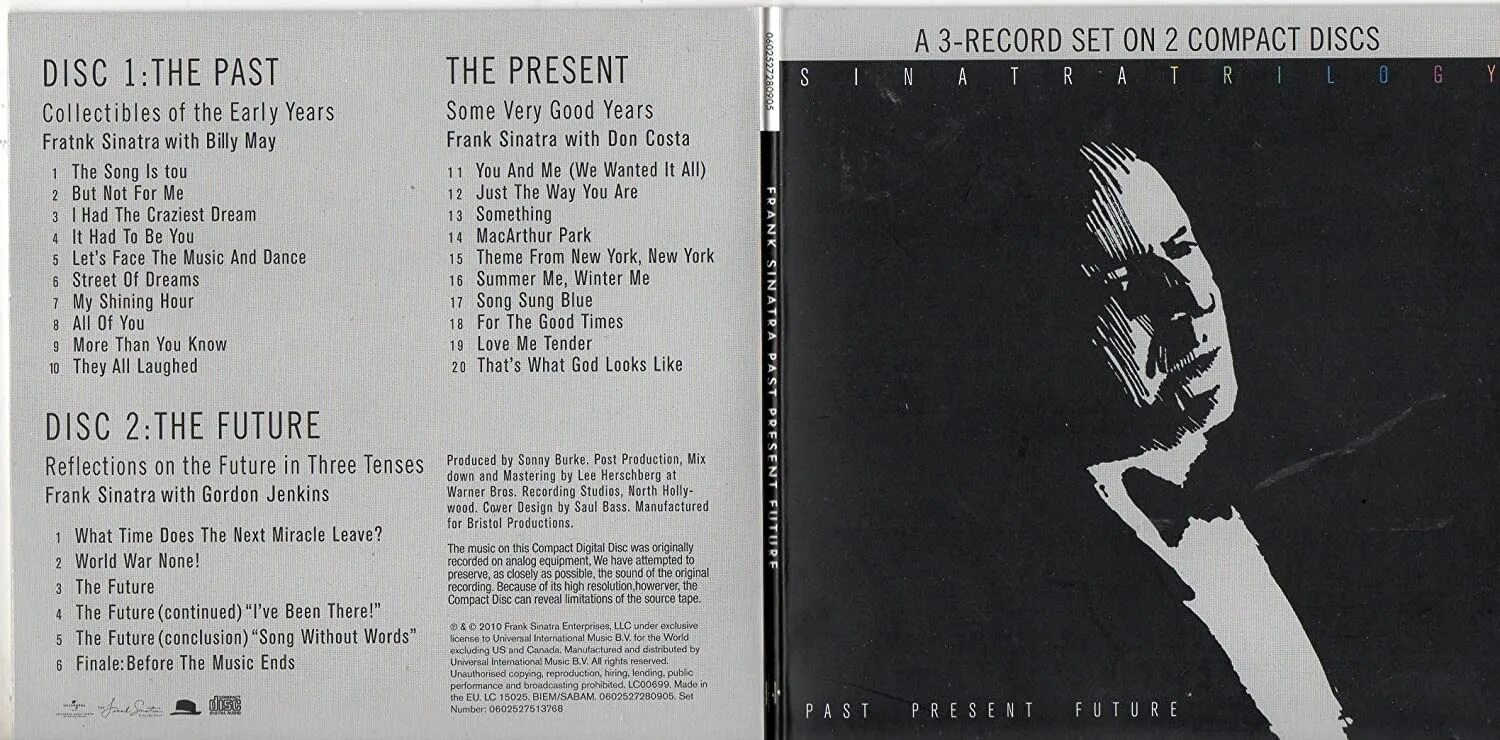 Trilogy: past present Future - Sinatra. Trilogy: past present Future. Трилоджи винил. 1986 - Trilogy. Sinatra the world we know