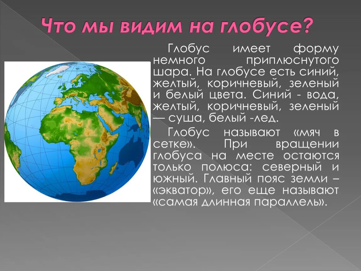 Окружающий мир 2 класс тема земля. Презентация на тему глобус. сообщение о глобусе. глобус 5 класс презентация. доклад про глобус.