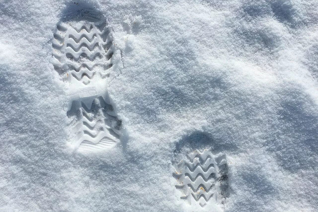 Дорожка следов сколько следов. Vox кроссовки следы. Следы обуви на снегу. Отпечаток обуви на снегу. Следы от ботинок на снегу.