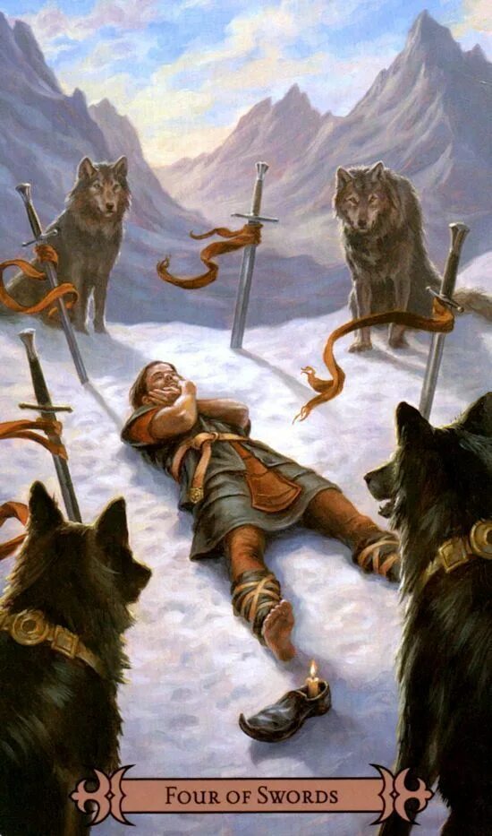 Four of swords. Друидкрафт таро. 4 мечей таро райдера уэйта. Четверка мечей таро уэйта. Four of swords.