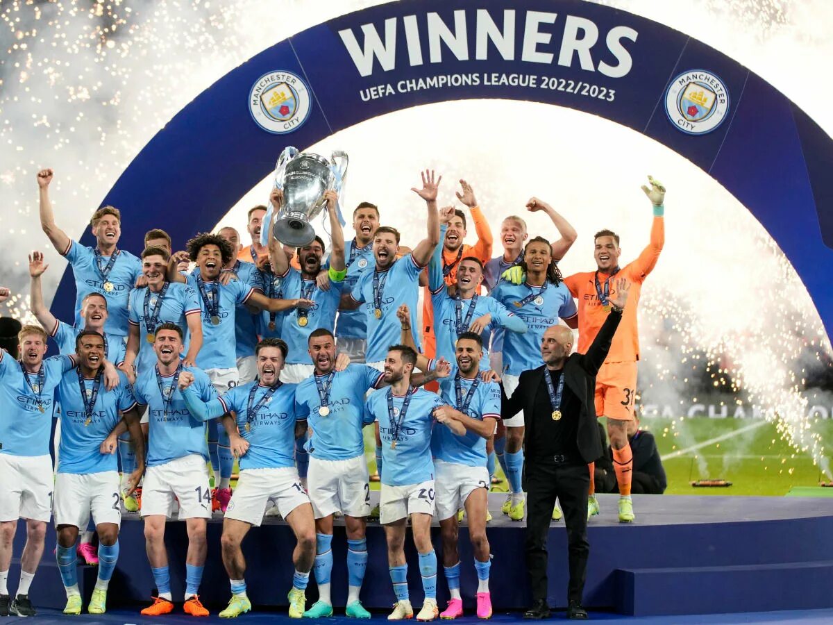 Сити чемпион 2025. Manchester city champions league. манчестер сити обладатель лиги чемпионов. champions trophy футбол. uefa champions league 2025 24.