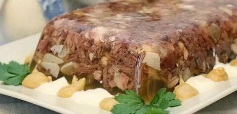 Рецепт холодца из свиных и говядины