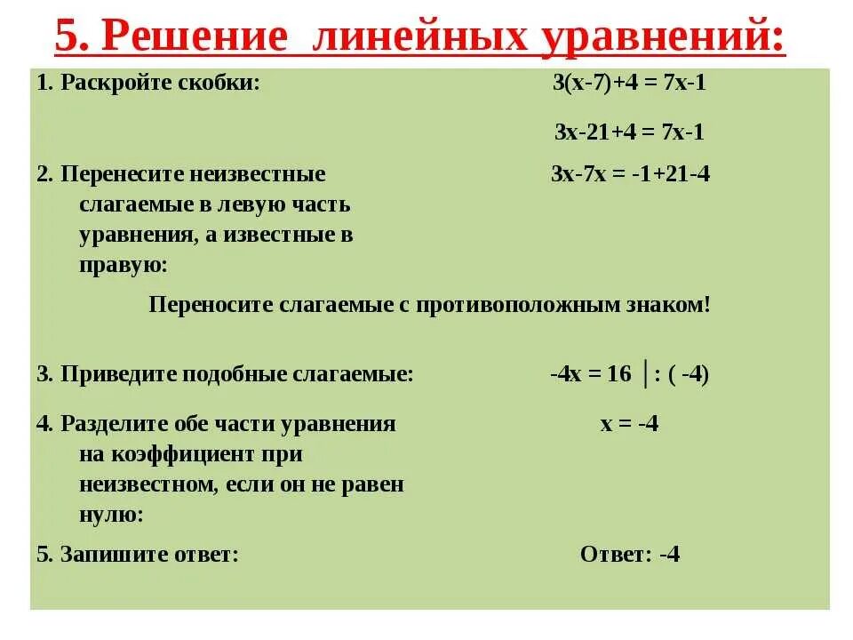 Калькулятор линейных уравнений 7. Правило решения линейных уравнений. Порядок решения линейного уравнения. Как решать линейные уравнения 3 класс. Образец решения линейных уравнений 7 класс.
