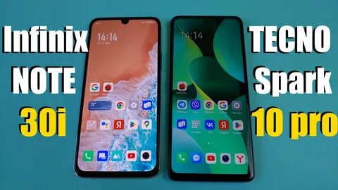 Techno spark 20 vs infinix note 30