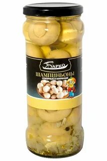 Огурцы маринованные с шампиньонами