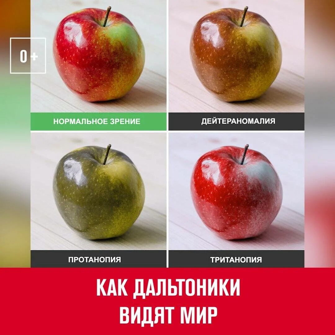 Человек который не видит цвета