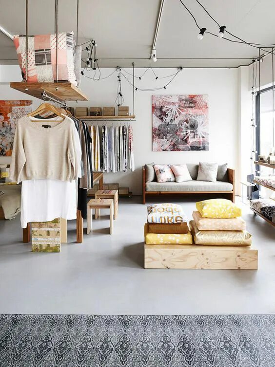 Дизайн одежды и интерьера Store Interior Design 75 photo