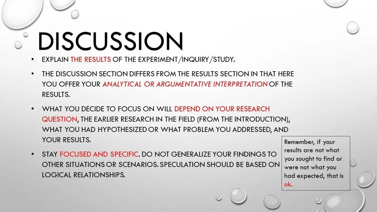Results and discussion Section. Discussion Section. Example for discussion. Should discussion. Also involves