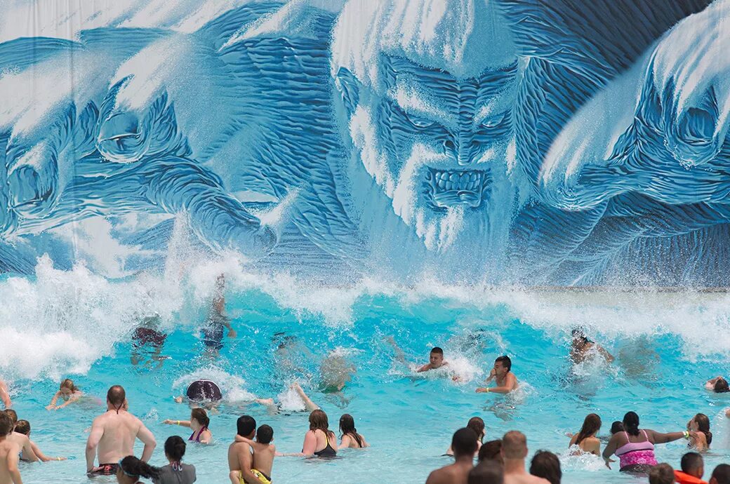 Waves pool. Waves pool