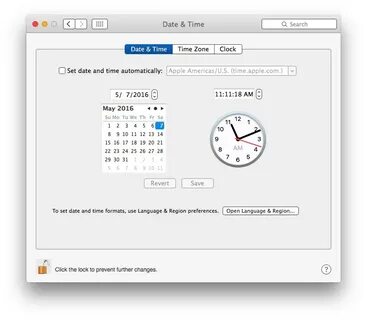 Установить timezone