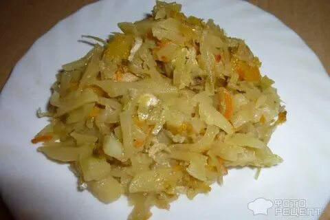 Тушить капусту с кабачками